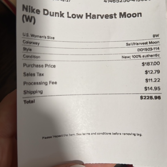 Nike dunks - harvest moon - Picture 6 of 6